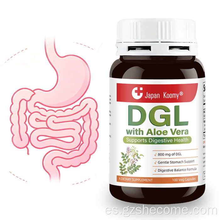 Shecome DGL Aloe Vera Cápsulas Salud Digestiva